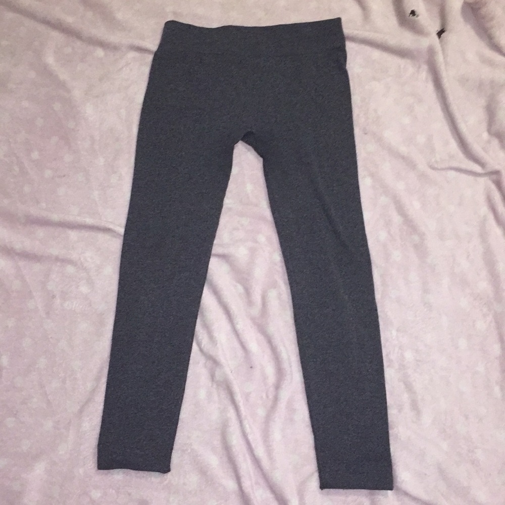 grey winter leggings